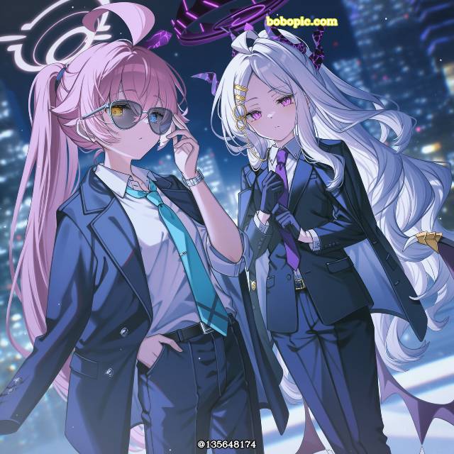 AI 画作, 女孩子, 萝莉, 碧蓝档案, Sorasaki Hina, Takanashi Hoshino, Hoshino/Hina, 西装
