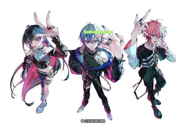 Koyanagi Rou, Meloco Kyoran, 商业绘图, Virtual Youtuber 100+ bookmarks, Virtual YouTuber 1000+ bookmarks