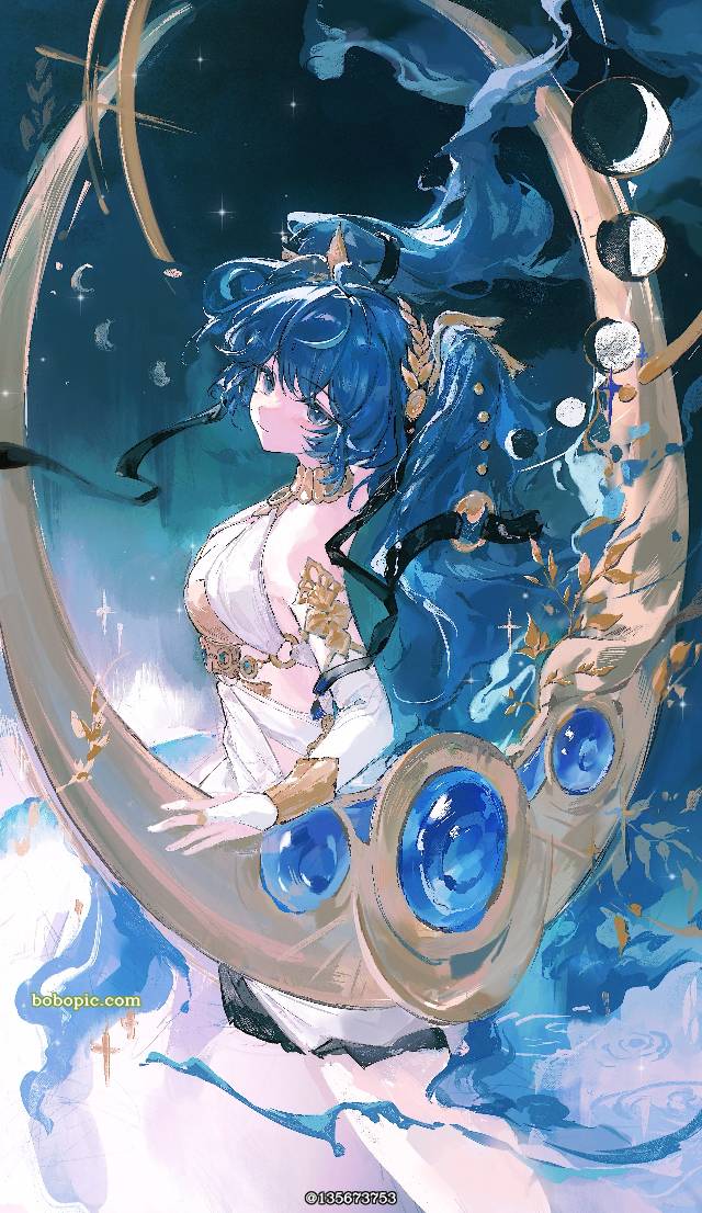Wuthering Waves, Yuuno, 女孩子, young girl, Wuthering Waves, blue hair