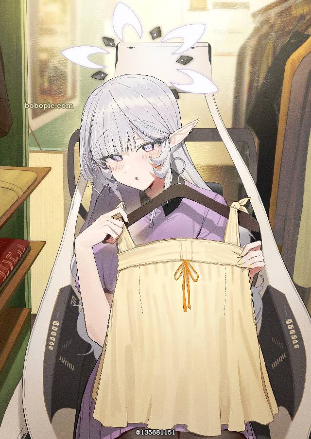 碧蓝档案, 明星日鞠, 精灵耳, casual clothes