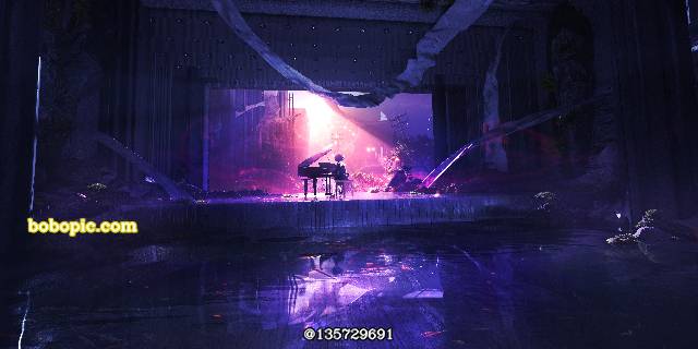 风景, background, scenery, young girl, reflection pool