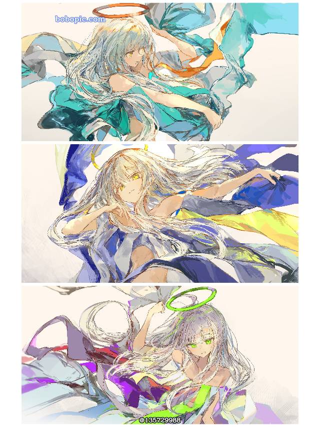 银发, angel's halo