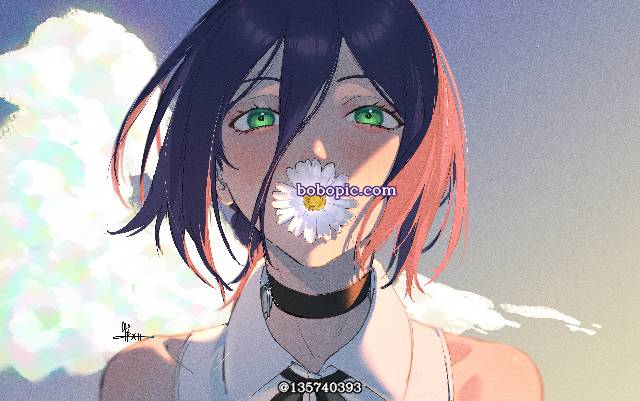 二次创作,电锯人,花和女孩,蕾塞,雷泽图片