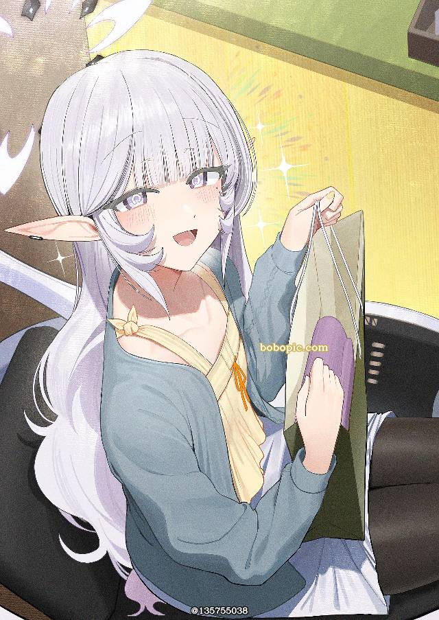 碧蓝档案, 明星日鞠, 精灵耳, casual clothes