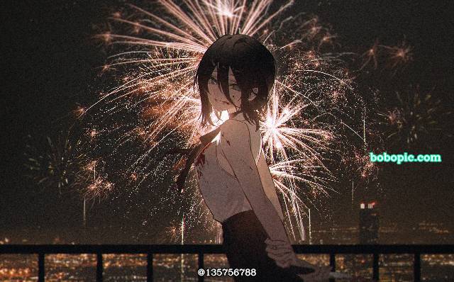 女孩子, young girl, character, Reze, Chainsaw Man, 焰火, 链锯人1000收藏