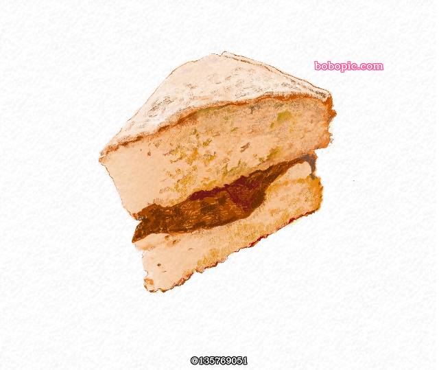 美食,蛋糕,食物,食物插画图片