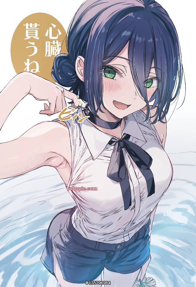 Reze, Chainsaw Man, armpits, water surface, 泳池