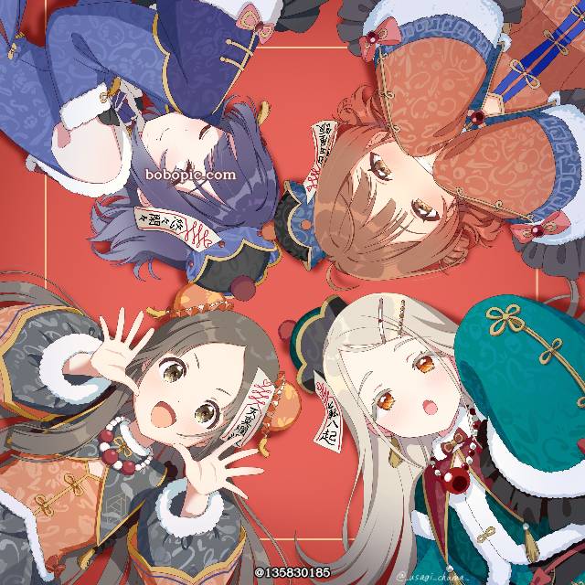 Misuzu Hataya, Ume Hanami, China Kuramoto, Hiro Shinosawa, Gakuen IDOLM@STER