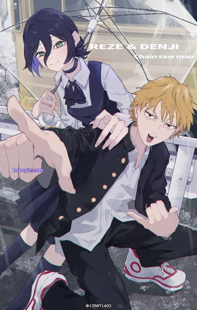 Chainsaw Man, Reze, Denji × Reze
