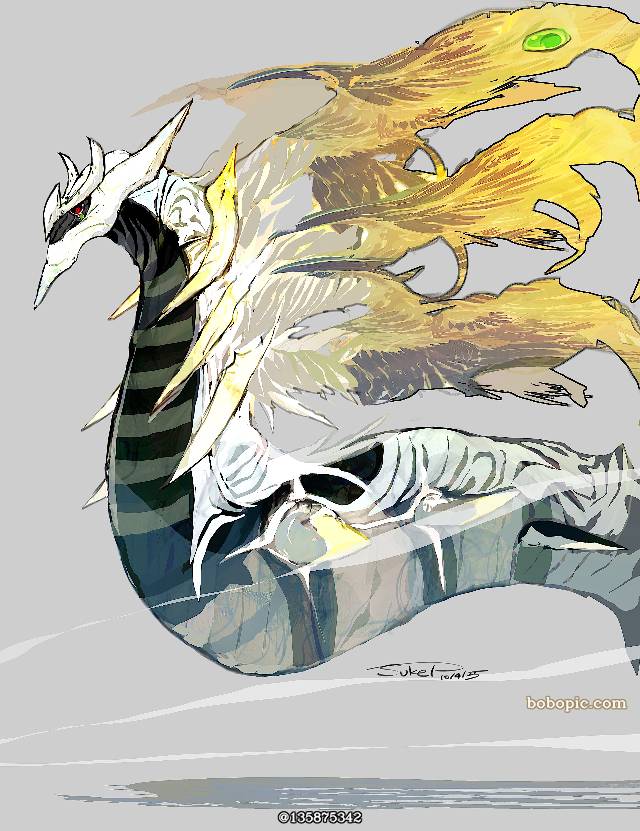 giratina, 精灵宝可梦, 口袋妖怪, 厚涂, Arceus