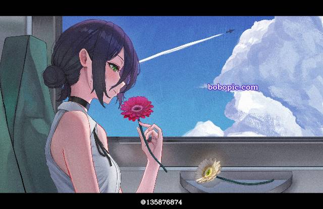 Reze, 女孩子, Chainsaw Man, 花和女孩子, 电锯人100收藏