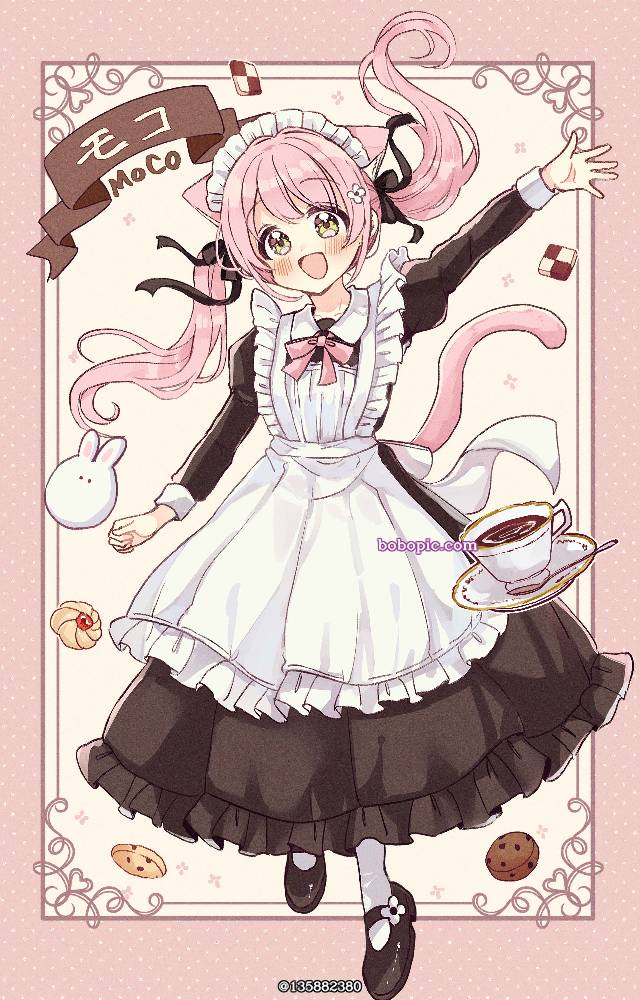 兽耳, yuri, cat ears, 女仆装