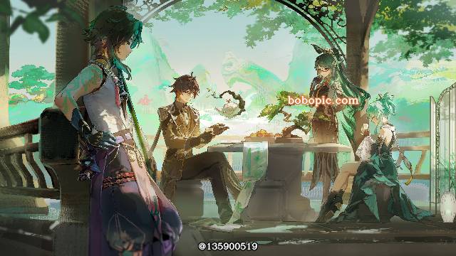 Genshin Impact, Xiao, Zhongli, Madame Ping