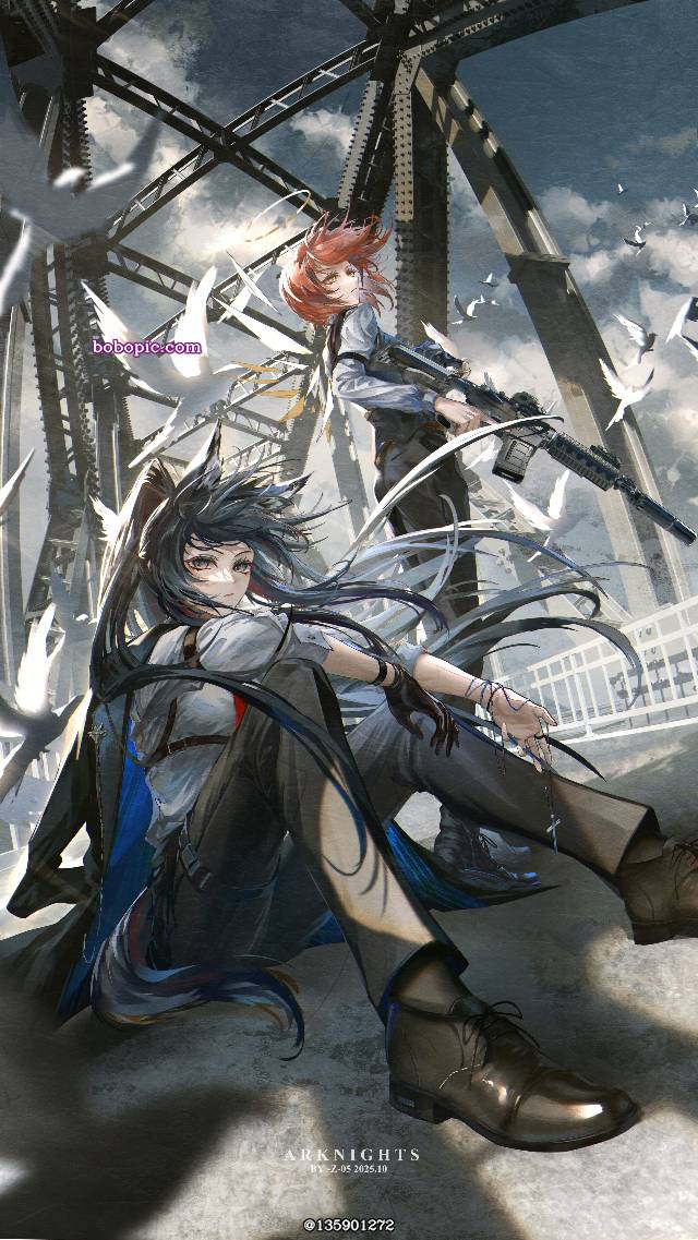 Arknights, 明日方舟, illustration, drawing on board, 女孩子, Texas, Powers