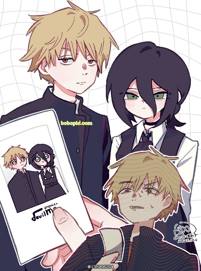 Denji × Reze, Chainsaw Man, 电锯人100收藏