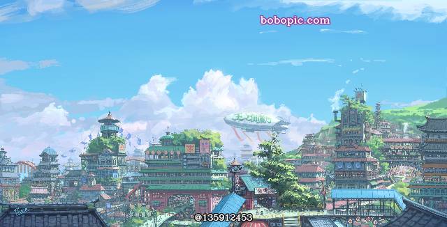 复古,街,风景图片