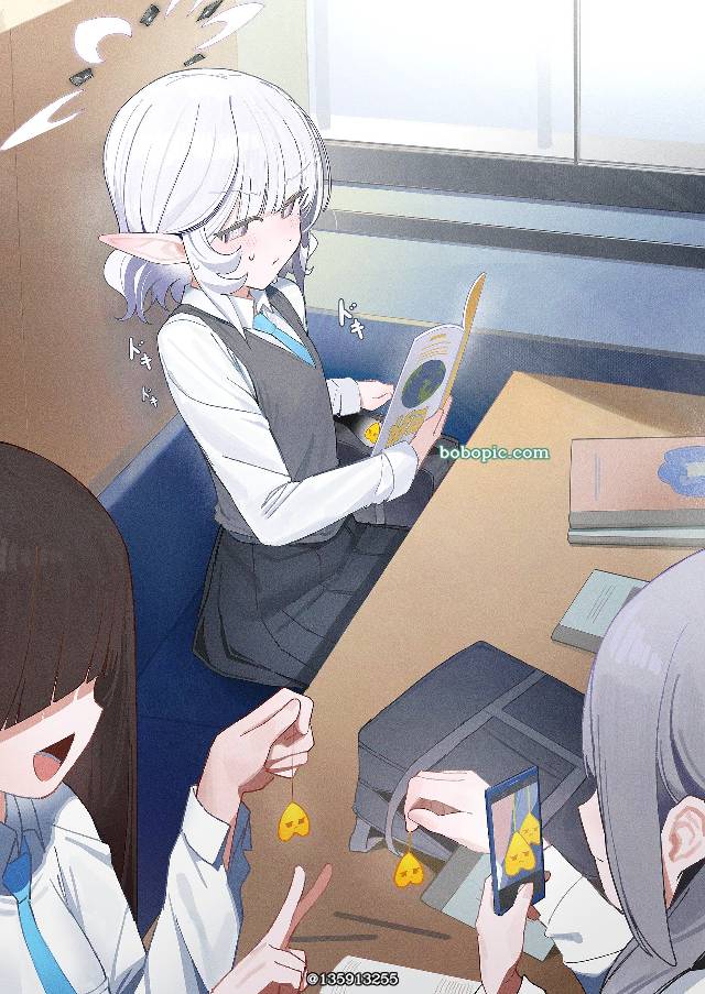 碧蓝档案, 明星日鞠, 精灵耳, casual clothes