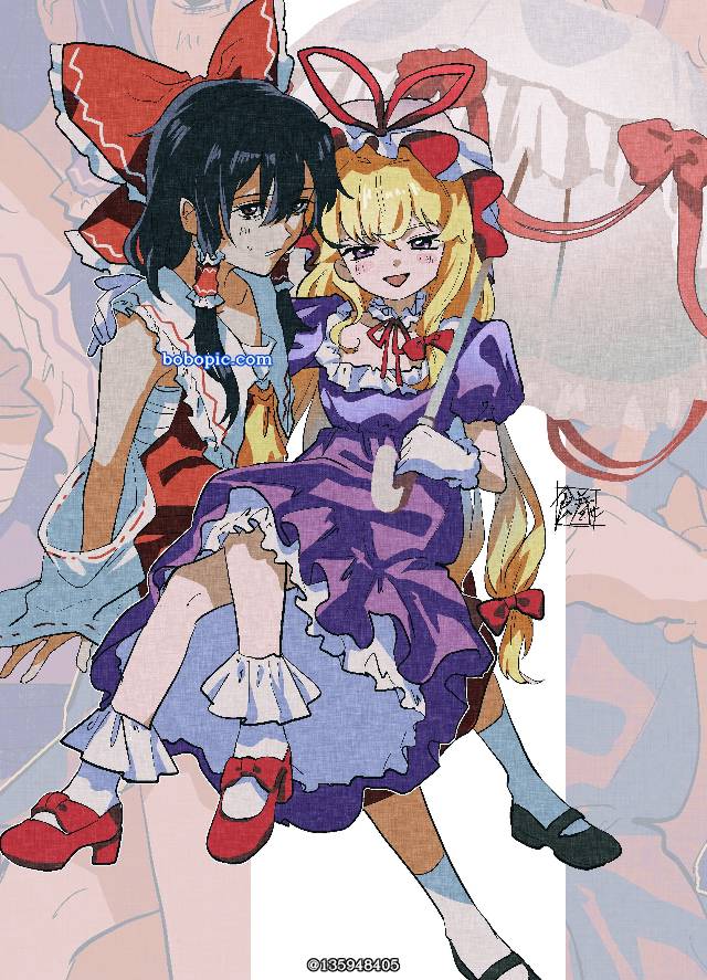 结界组（紫灵）, 八云紫, 博丽灵梦, 东方Project, 东方, Touhou: Imperishable Night