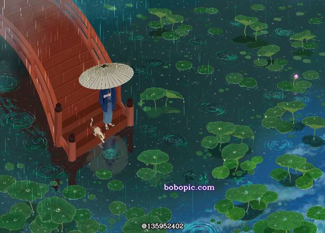 奇幻,雨,风景图片