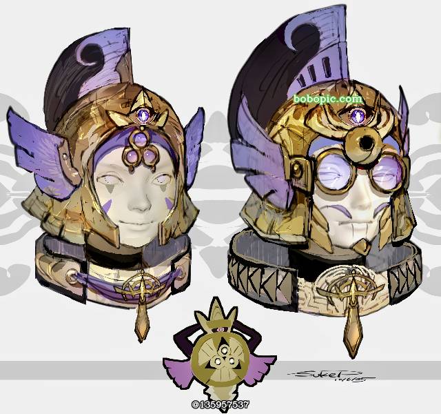 Aegislash, 精灵宝可梦, 口袋妖怪, 厚涂