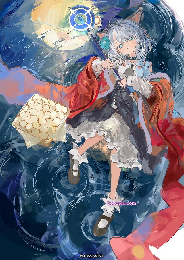 Arknights, 明日方舟, 银发, 薄绿（明日方舟）, Mid-Autumn Festival