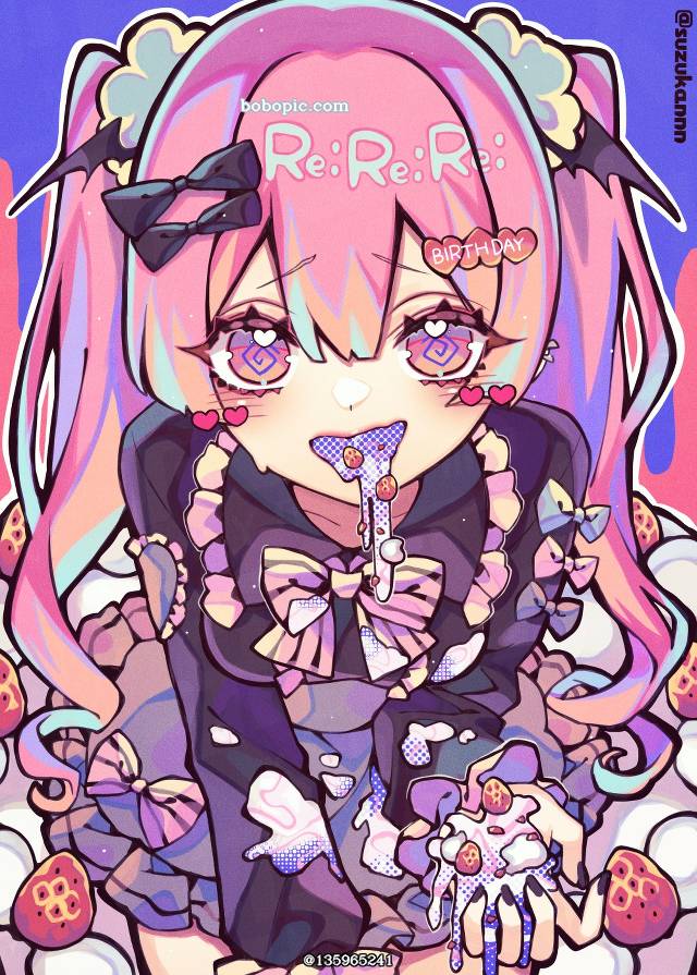原创, 女孩子, 蛋糕