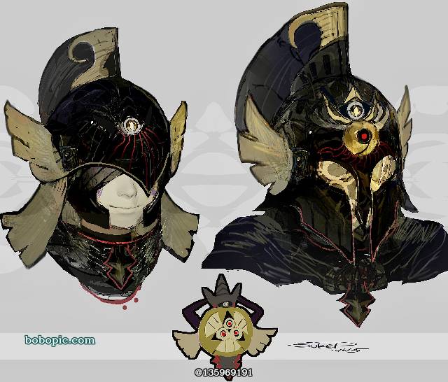 异色, Aegislash, 精灵宝可梦, 口袋妖怪, 厚涂