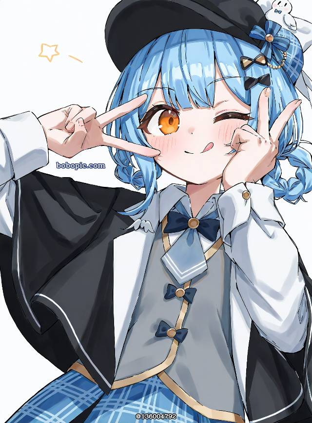 魔法少女的魔女审判, Mano mackerel, 橘雪莉, 双手V手势