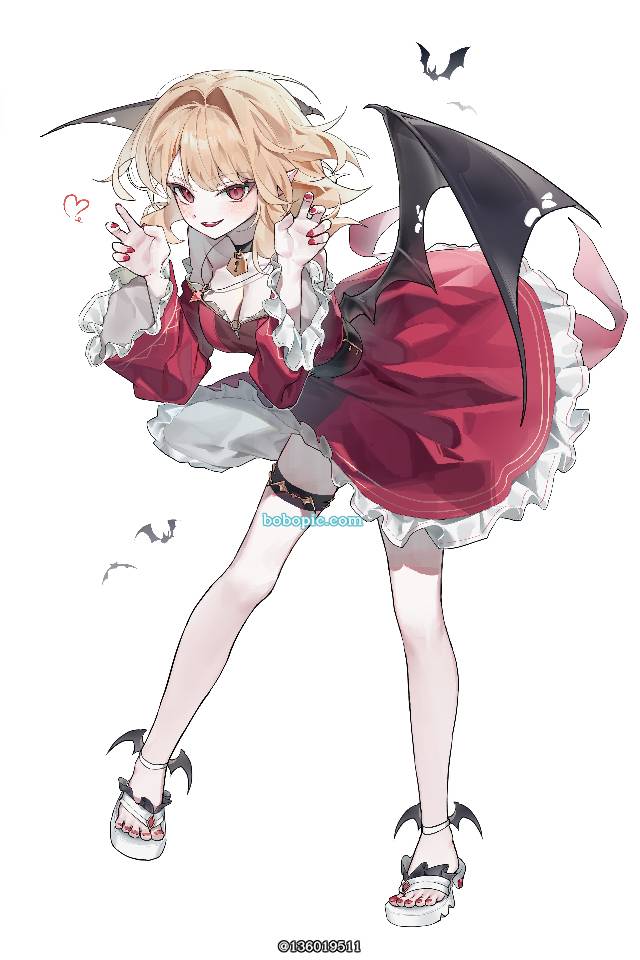 吸血鬼, vampire, 金发, red eyes, 女孩子, sandals, beach sandals