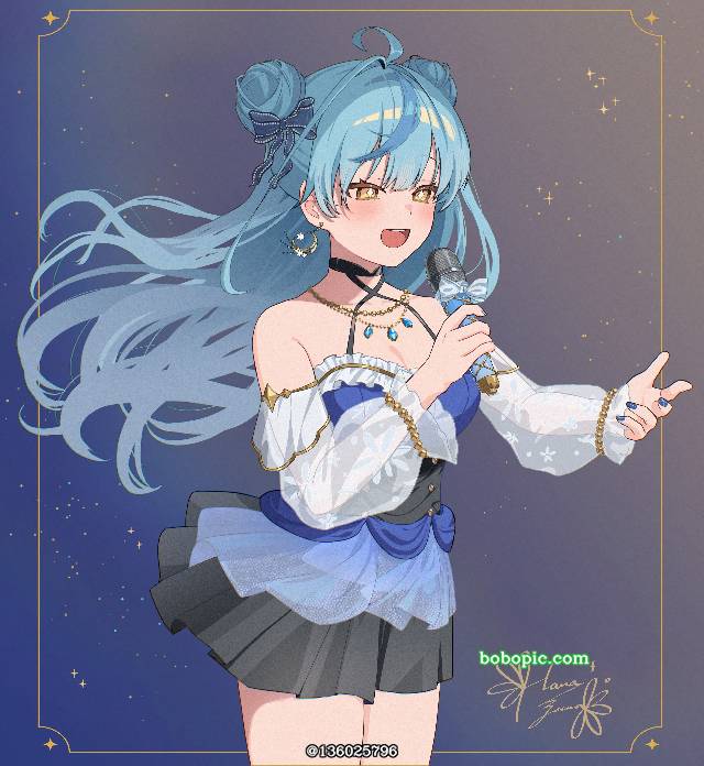 彩虹社, 女孩子, microphone, Virtual Youtuber 100+ bookmarks