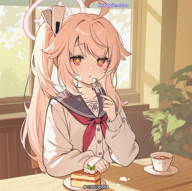 AI 画作, 女孩子, 萝莉, 碧蓝档案, Yutori Natsu, uniform