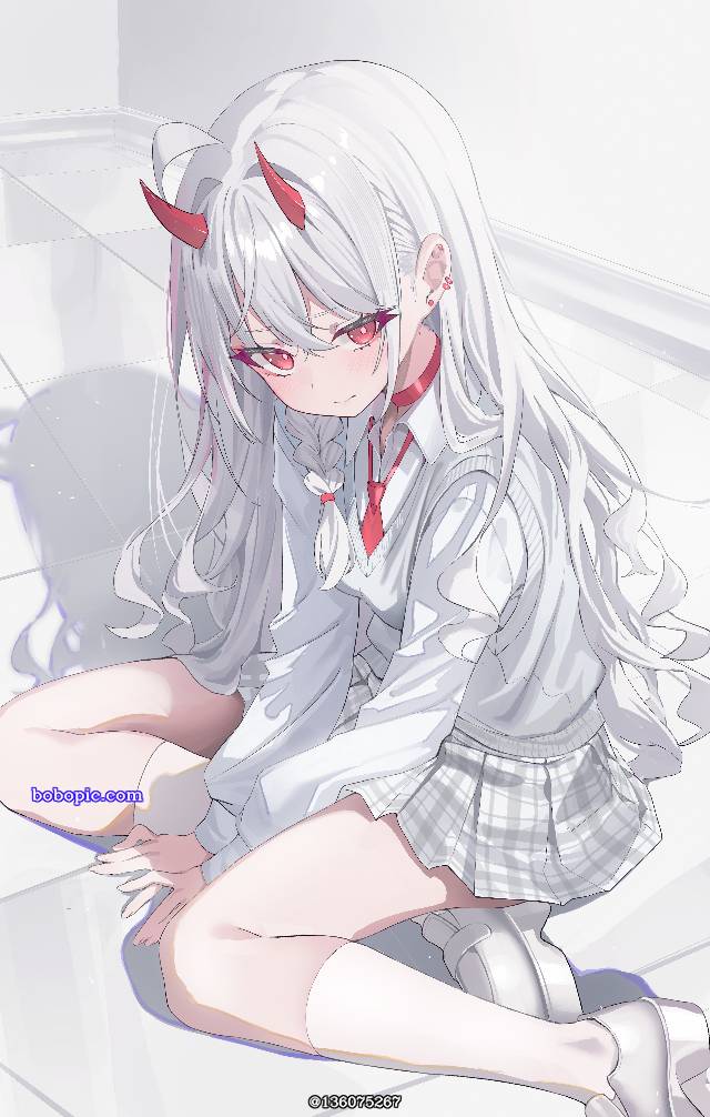 女孩子, young girl, beautiful girl, 原创, White Hair