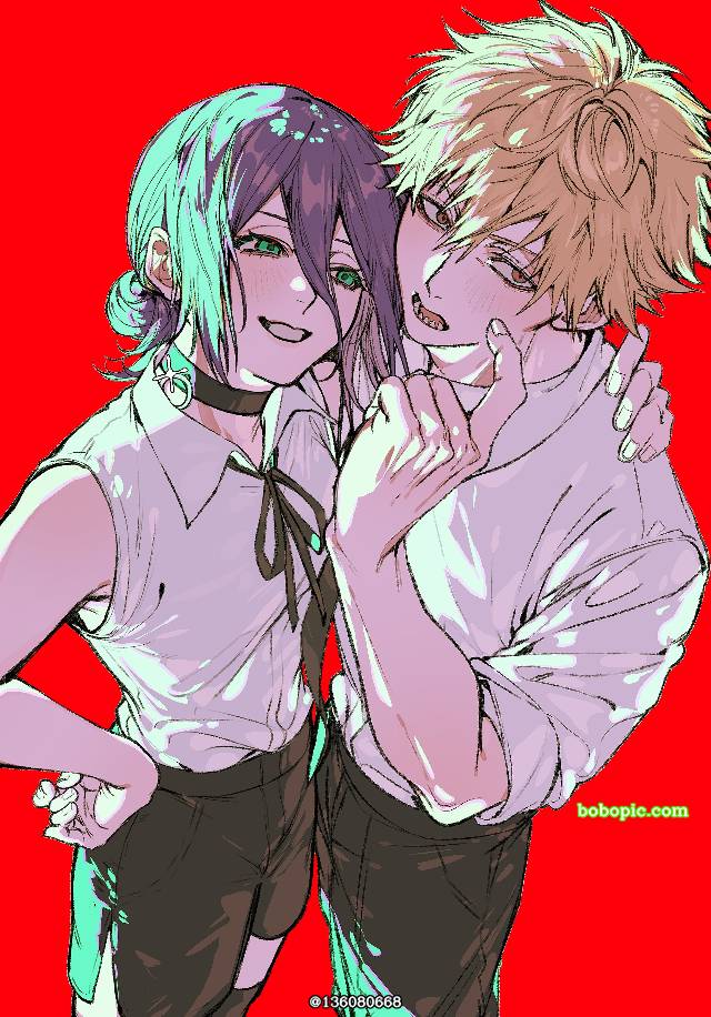 Chainsaw Man, denji, Reze, Denji × Reze, 电锯人100收藏
