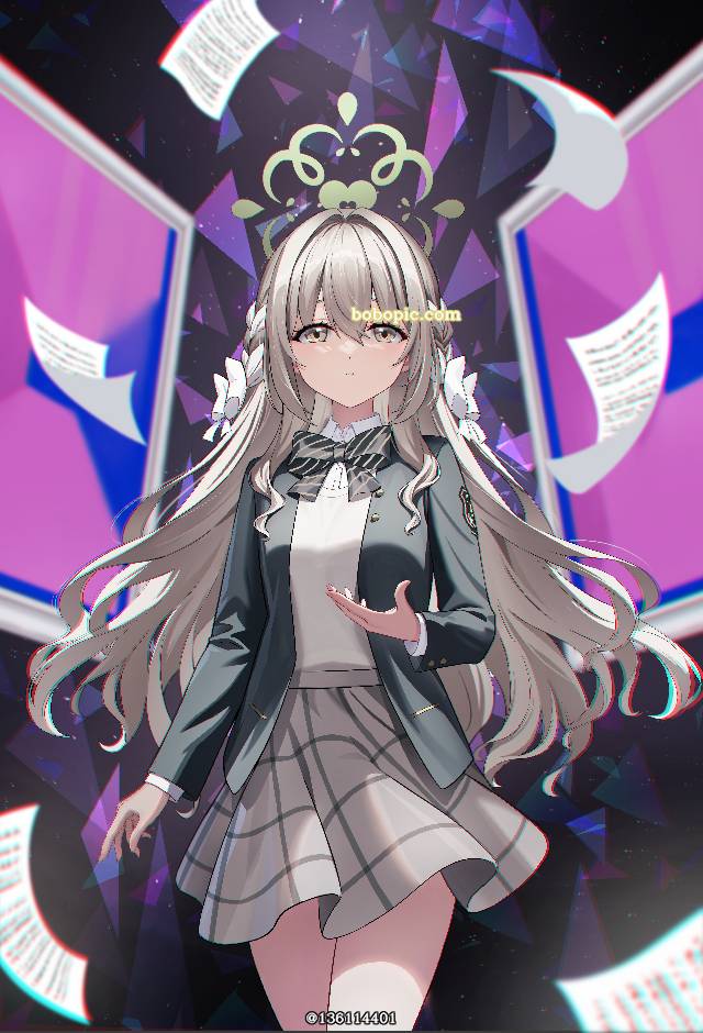 碧蓝档案, 女校学生, 银发