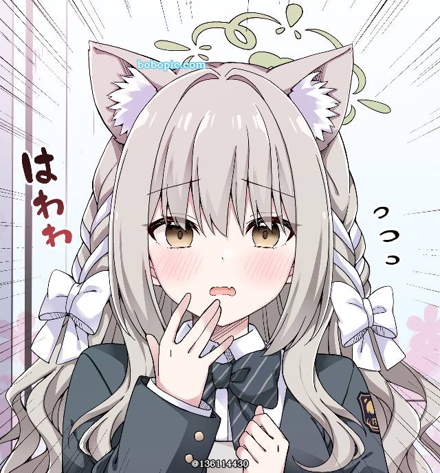 BlueArchive,尴尬,樱井美代,猫耳,蔚蓝档案图片