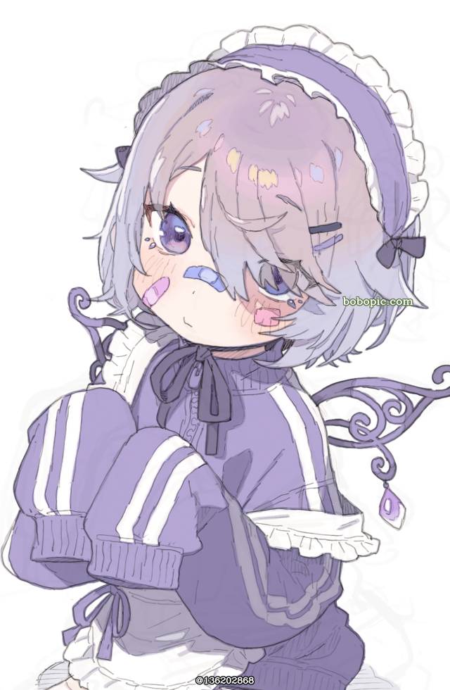 萝莉, 女孩子, little girl, Hololive, Koseki Bijou, 女仆, Virtual YouTuber 1000+ bookmarks