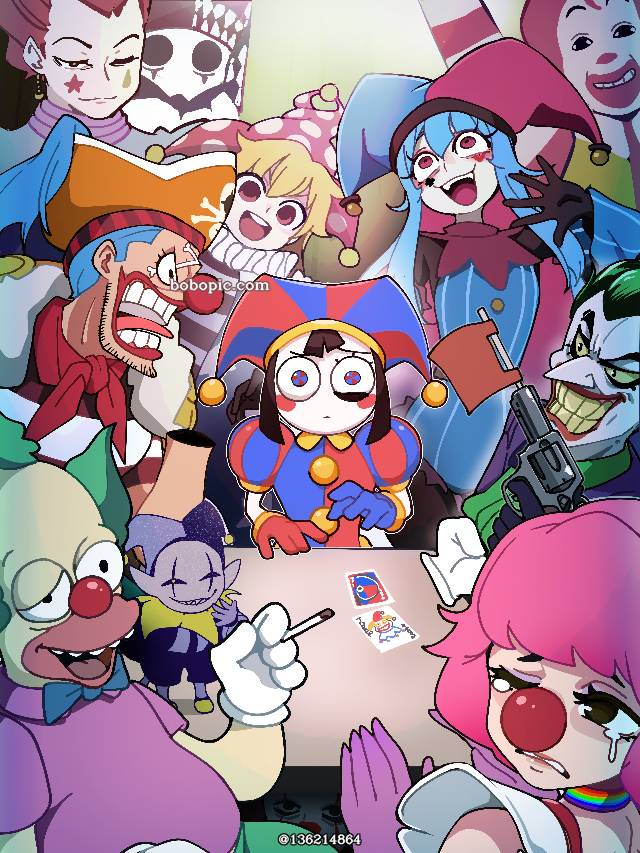 The Simpsons, 逆转裁判, Digital Circus, ONE PIECE, 东方, 跨界作品, clown, Ronald McDonald
