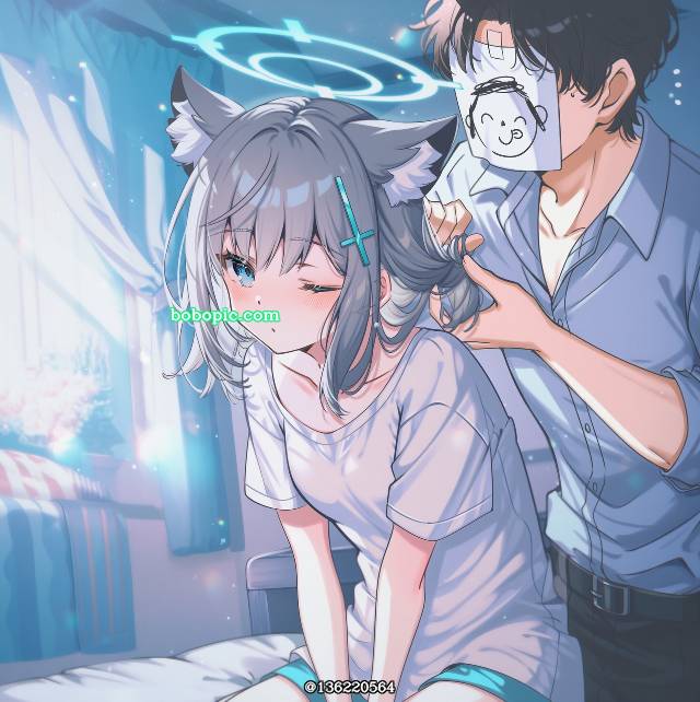AI 画作, 女孩子, 萝莉, 碧蓝档案, Sunaookami Shiroko, Shiroko (Blue Archive)