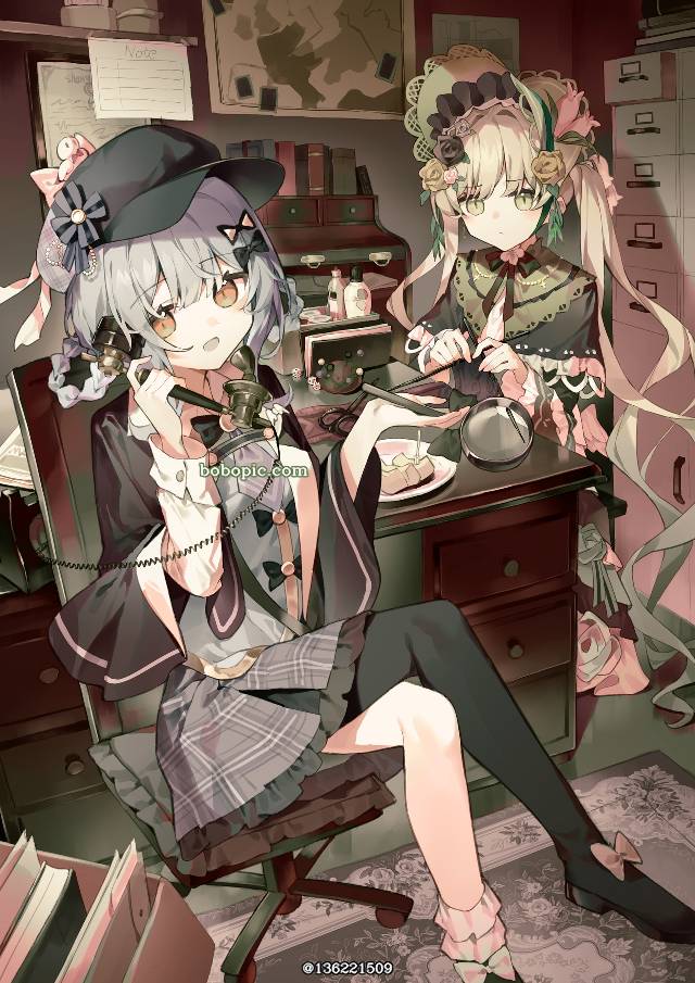 魔法少女的魔女审判, 橘雪莉, Mano mackerel, yuri, young girl, 女孩子