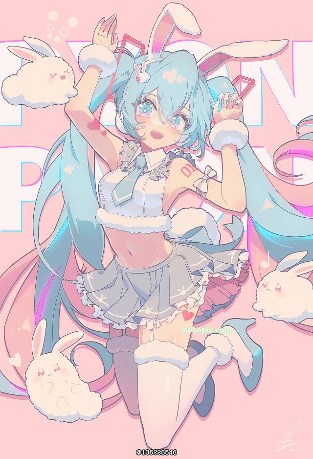 bunny ears, 初音未来
