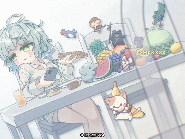 原创, 动物, 女孩子