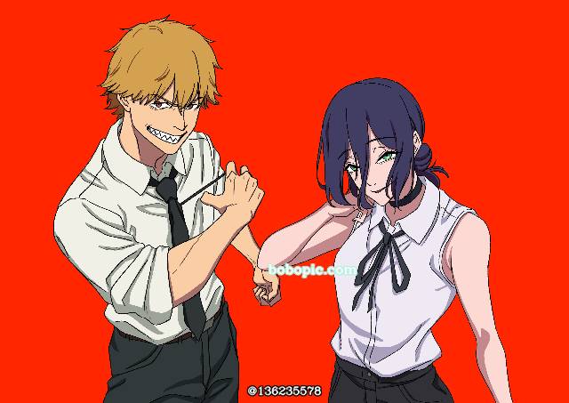 电次（电锯人）, 蕾塞（电锯人）, Denji × Reze, Chainsaw Man, 电锯人100收藏