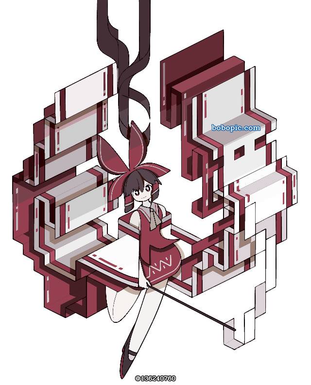 东方Project, 东方, 鼠绘, altered attire, 博丽灵梦, Touhou Project 100+ bookmarks, 东方Project250收藏