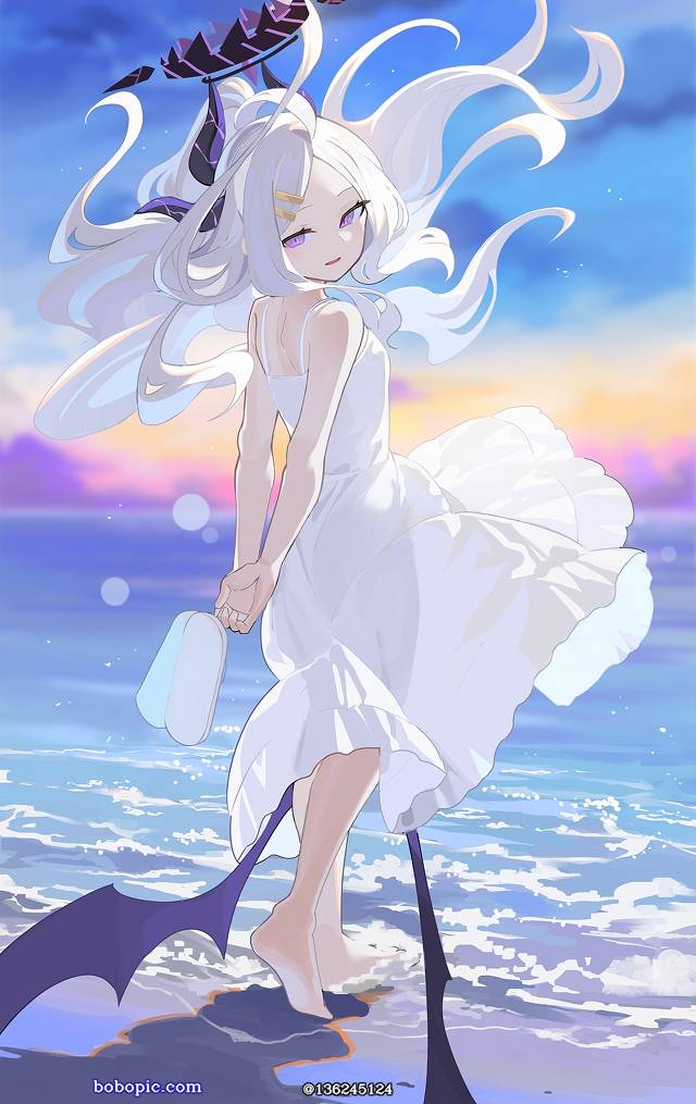 Sorasaki Hina, hands behind back, 碧蓝档案
