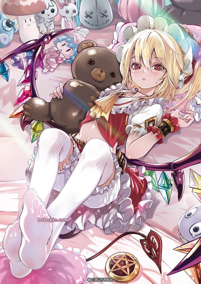 芙兰朵露・斯卡蕾特, 女孩子, 东方, drawers, these sisters are real angels