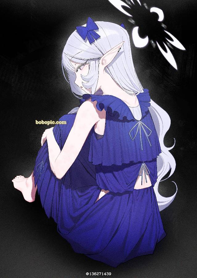 碧蓝档案, 明星日鞠, 精灵耳, Blue Archive 10000+ users, blue dress