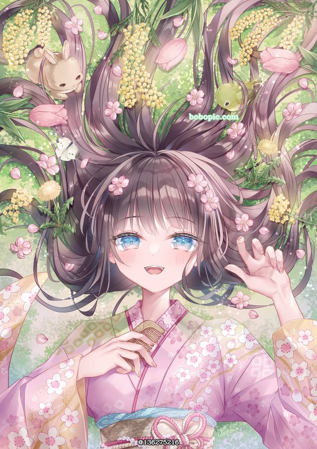 原创, 女孩子, 原创, 黑发