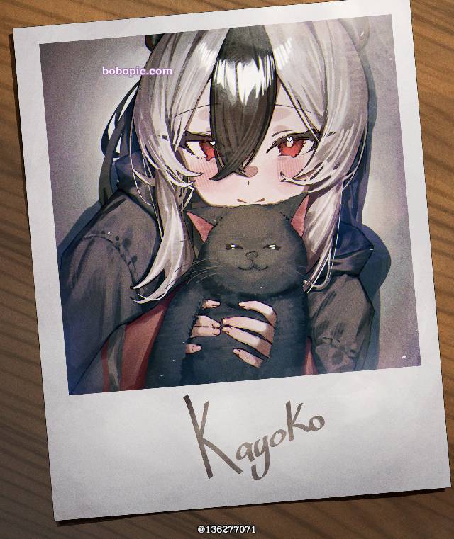 碧蓝档案, Onikata Kayoko, cat and girl