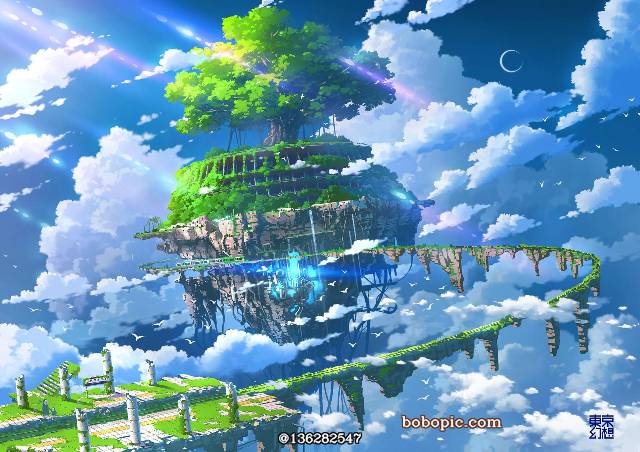 fantasy Tokyo, 废墟, 风景, 奇幻, 原创, greening, future, background, tokyo