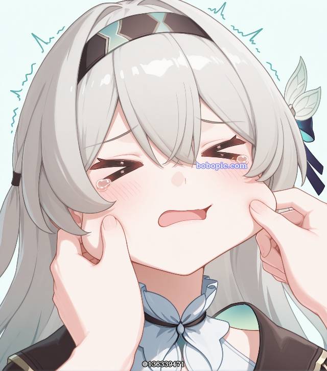 Honkai: Star Rail, 崩坏：星穹铁道, Firefly, 流萤（星穹铁道）, 可爱, Q版, 败北, cheeks, AI 画作